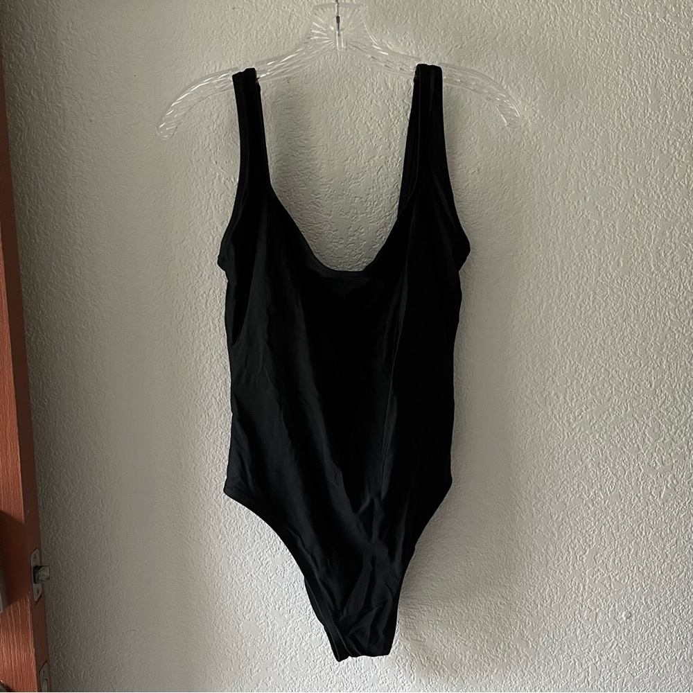 Madewell one piece black swimsuit